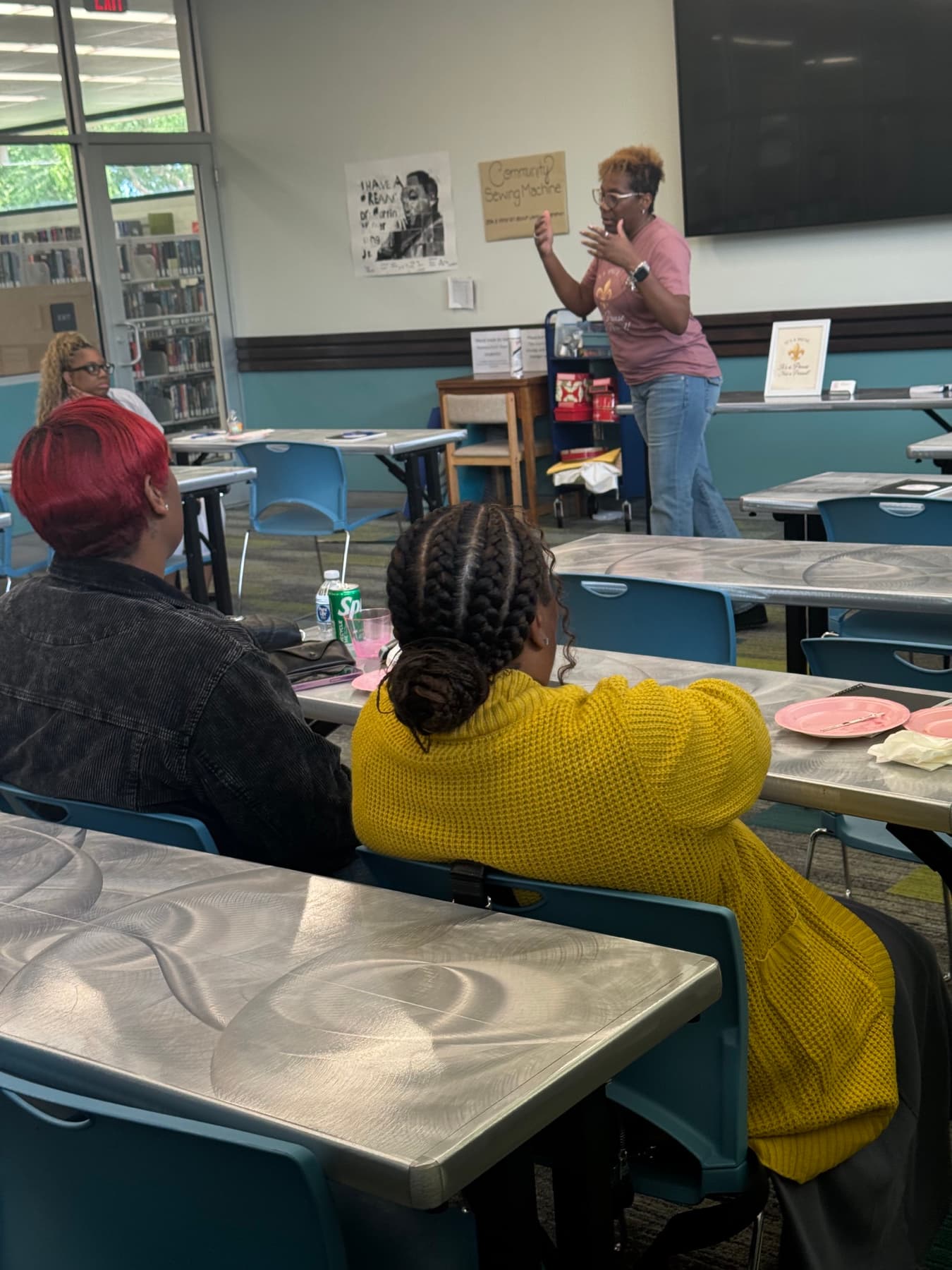 The Founder actively speaking with participants during IPNP’s first meeting