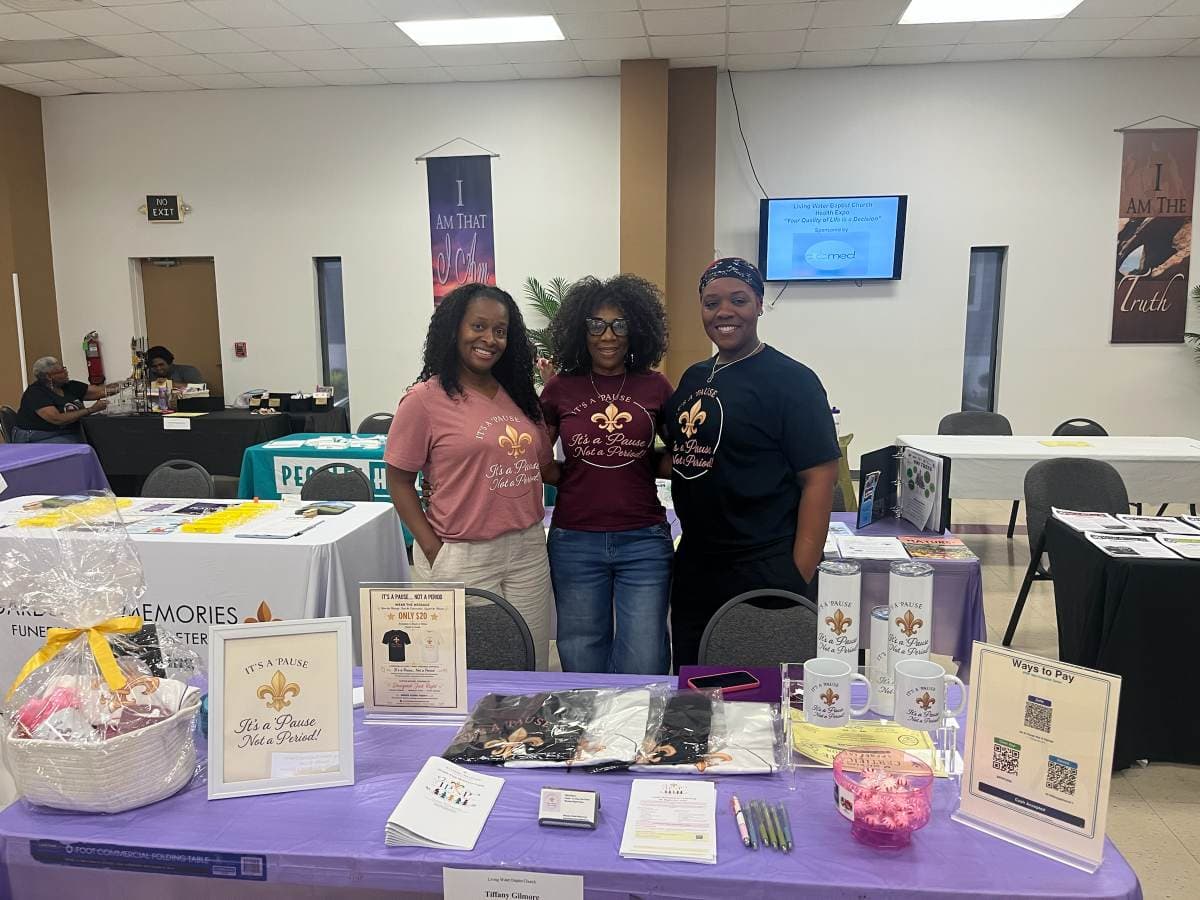 IPNP team at the Living Water Baptist Church Health Expo
