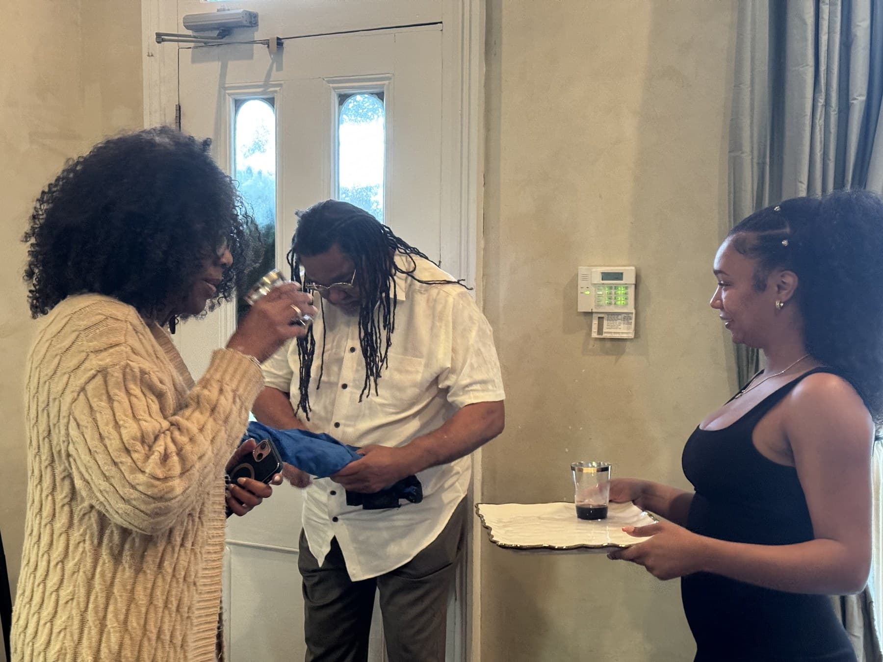 Guests connecting at the Vigorous Body Wellness Lounge collaboration
